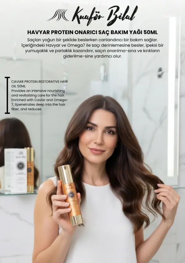 HAVYAR PROTEIN ONARICI SAÇ BAKIM YAĞI 50ML